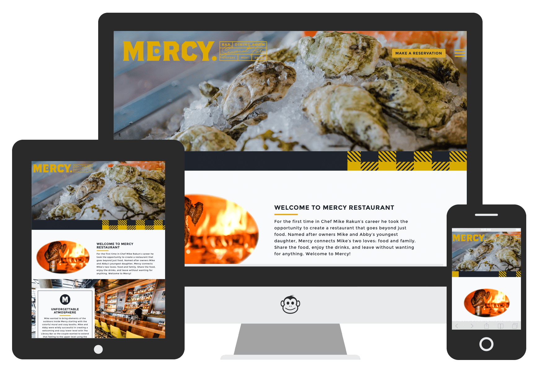 Logic Web Media project - Mercy Restaurant