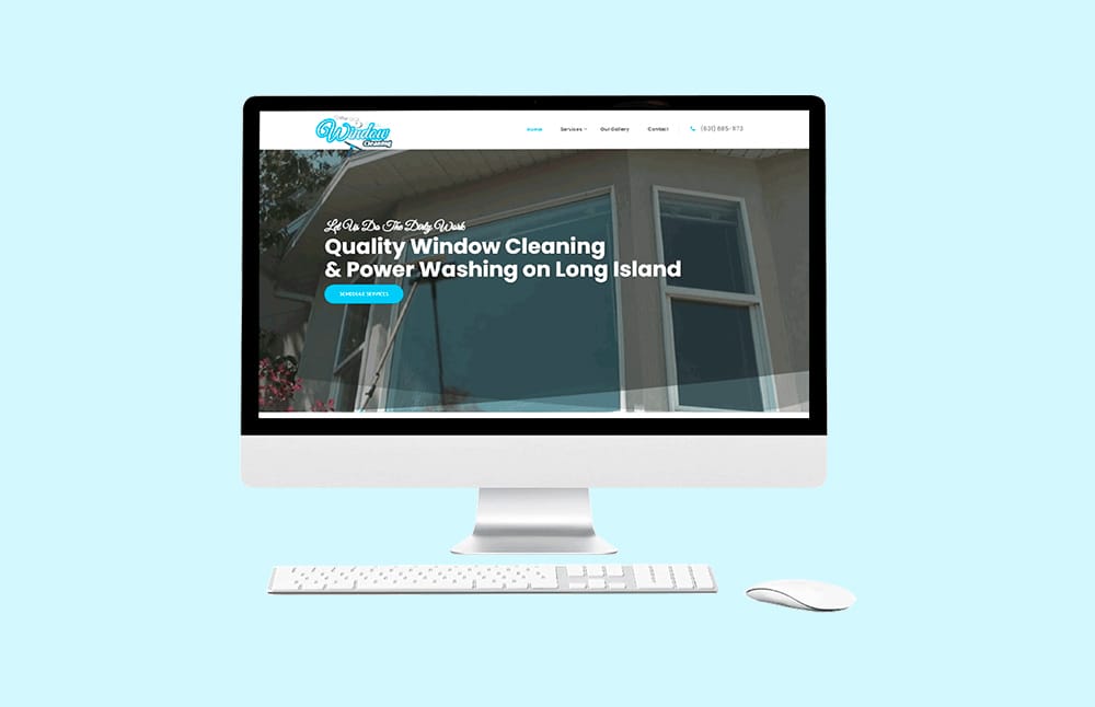 Featured image for Village Window Cleaning website
