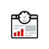 Icon showing e-commerce conversion rate